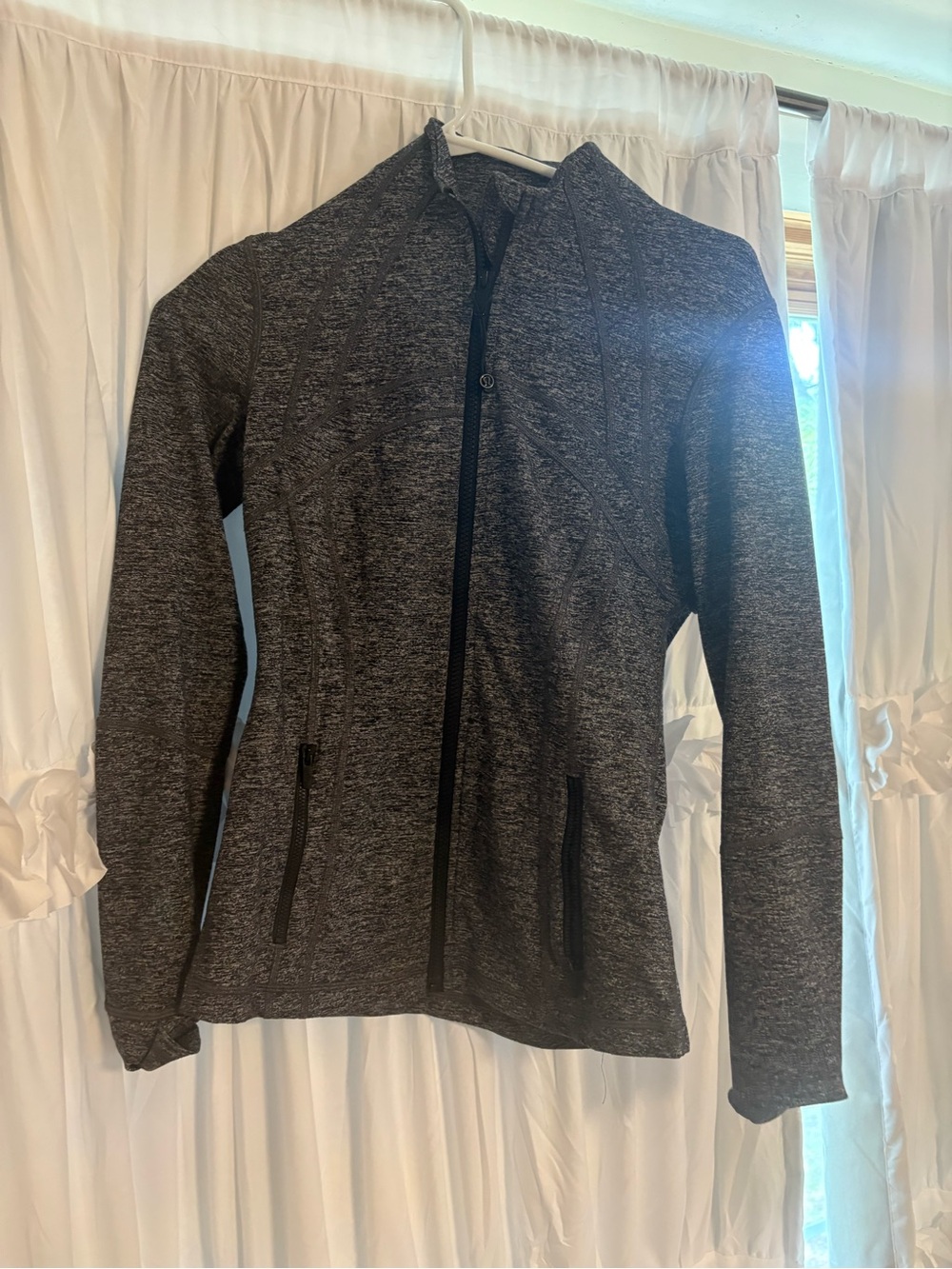 lululemon athletica Dark Gray Heather Full-Zip Utility Jacket